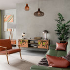 JUICY OLIVES Móvel de TV com 2 Portas em Efeito Carvalho