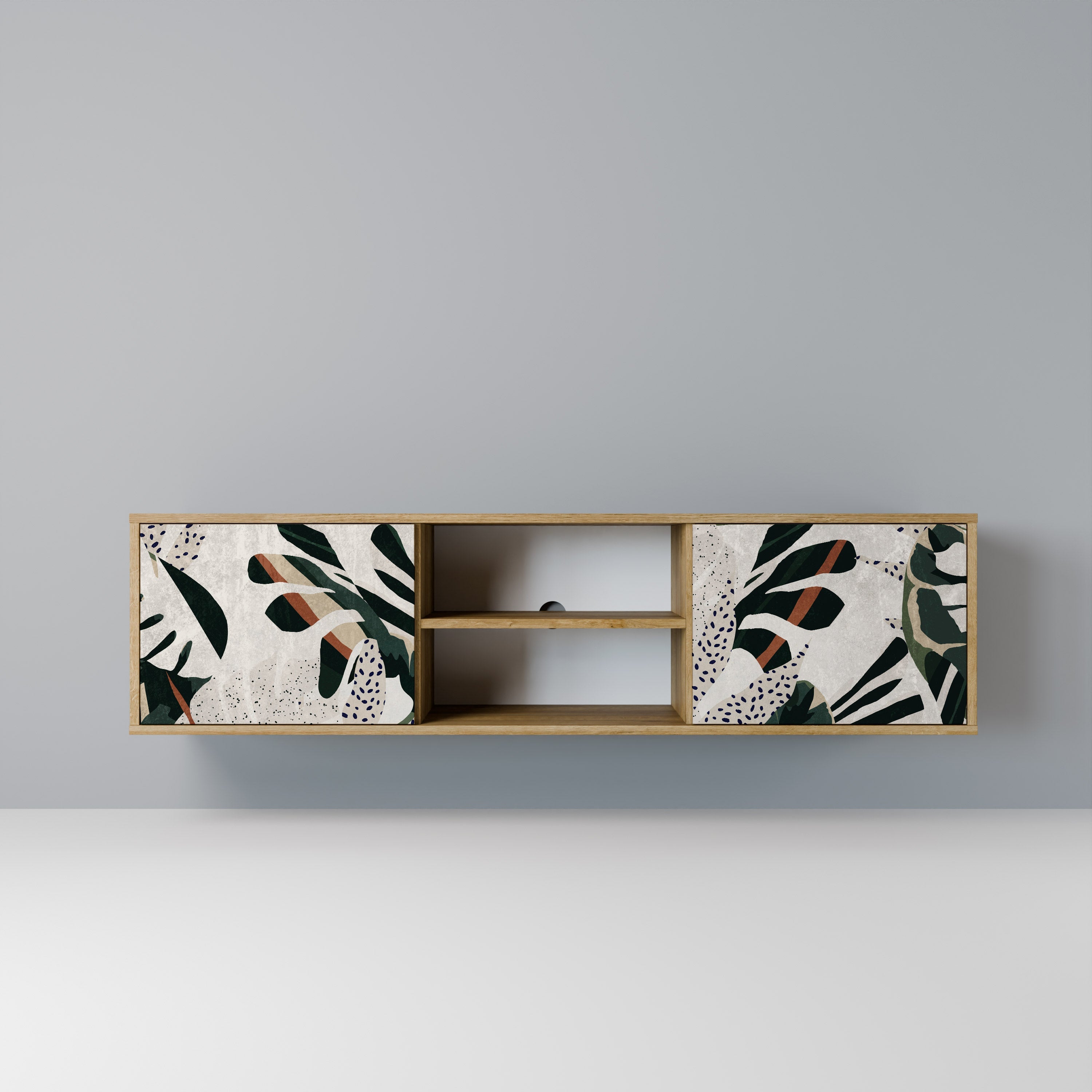 VERDURE FORMATION Móvel de TV com 2 Portas em Efeito Carvalho