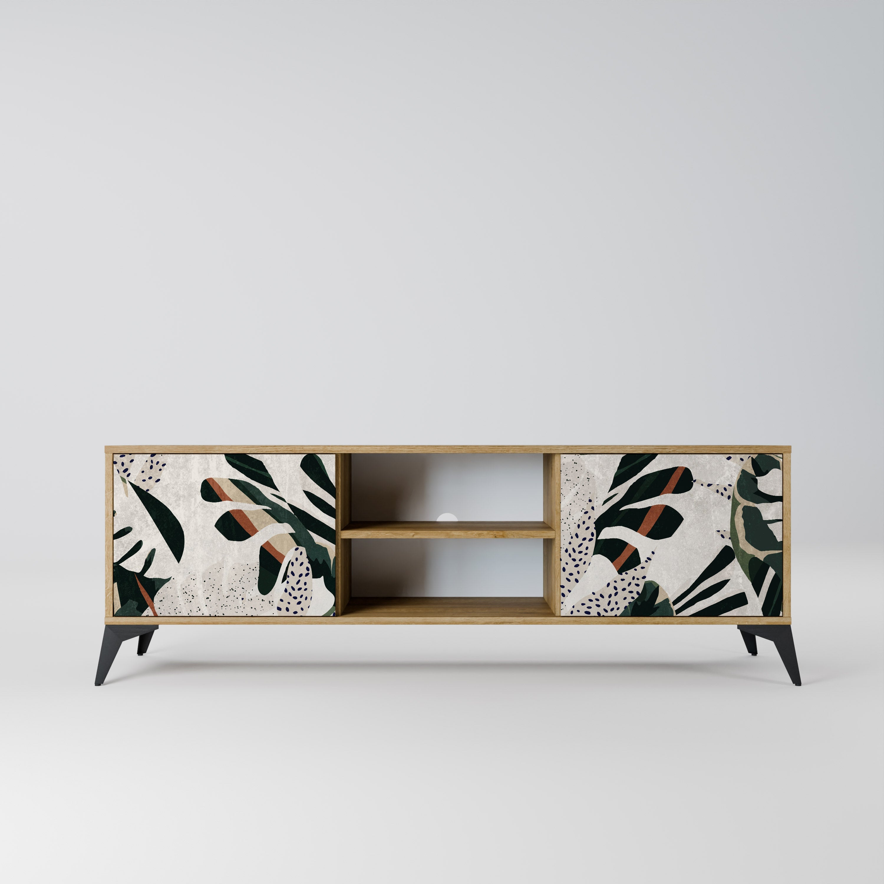 VERDURE FORMATION Móvel de TV com 2 Portas em Efeito Carvalho