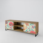 FUNGUS FANTASY Móvel de TV com 2 Portas em Efeito Carvalho