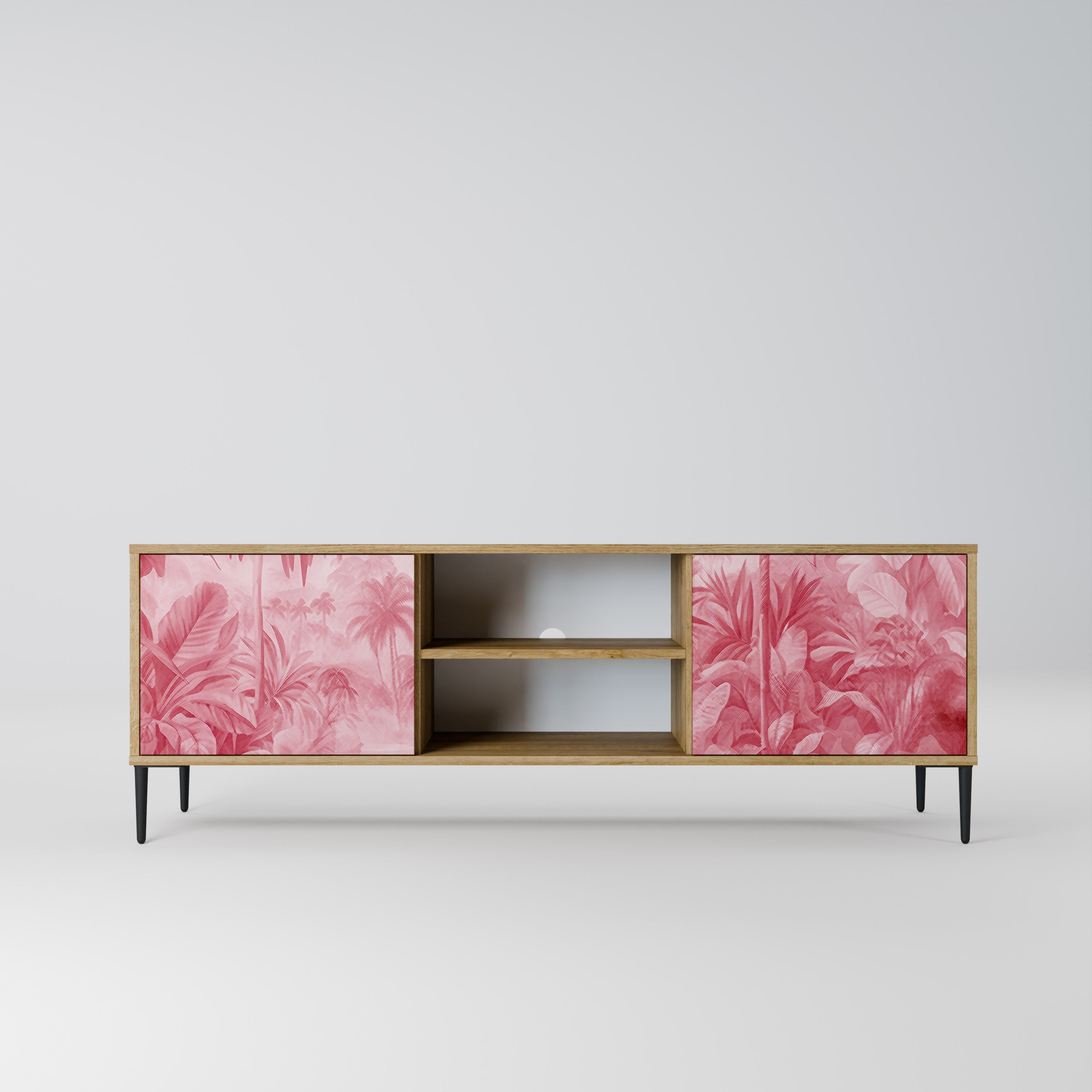 SWEET TROPICS Móvel de TV com 2 Portas em Efeito Carvalho