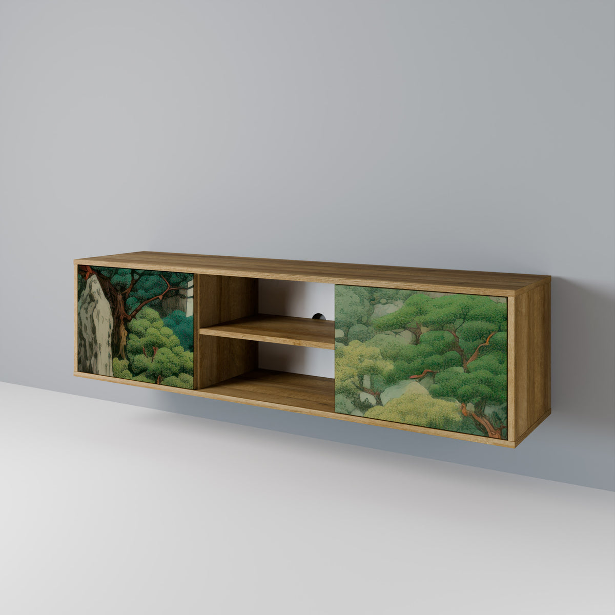 VERDURE ABYSS Móvel de TV de 2 Portas