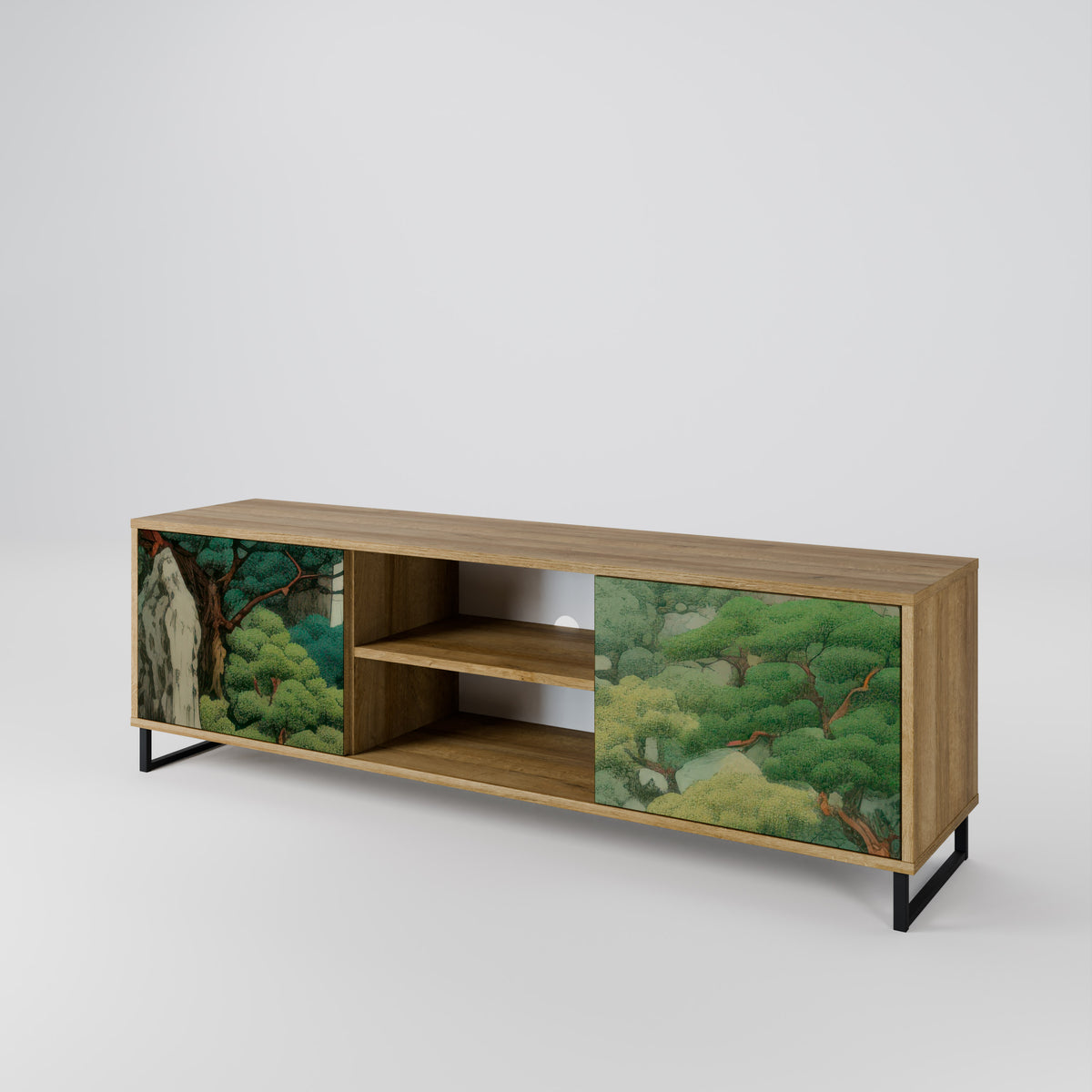 VERDURE ABYSS Móvel de TV de 2 Portas