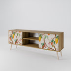 COCOA FRUITS Móvel de TV com 2 Portas em Efeito Carvalho