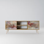 VEILED SUMMIT Móvel de TV com 2 Portas em Efeito Carvalho