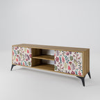 AUTUMN SUNDRIES 2-Door TV Stand in Oak Effect