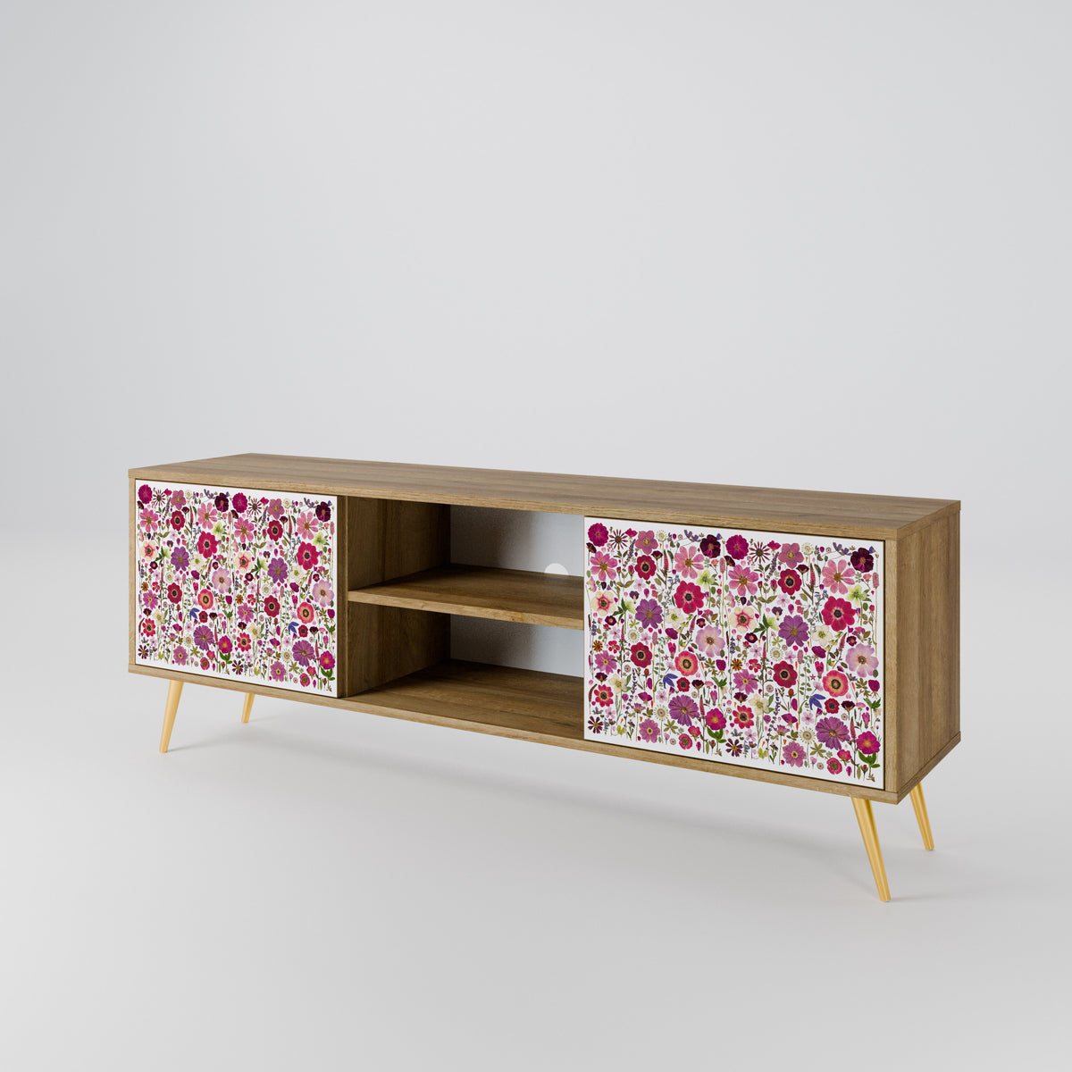 PETAL GARDEN Móvel de TV de 2 Portas