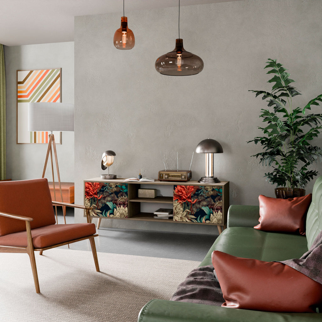 SPROUTING GRACE Móvel de TV com 2 Portas em Efeito Carvalho