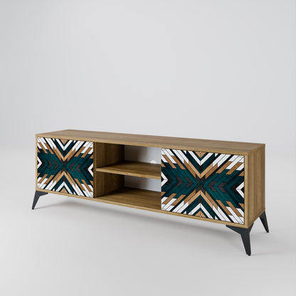 ARTISTIC GEOMETRY 2-Door TV Cabinet