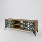 DIMENSION DELIGHTS 2-Door TV Stand in Oak Effect