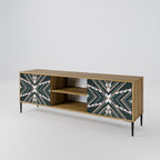 DIMENSION DELIGHTS 2-Door TV Stand in Oak Effect