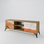 SANDHILLS SPLENDOUR Móvel de TV com 2 Portas em Efeito Carvalho