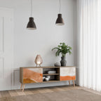 SANDHILLS SPLENDOUR Móvel de TV com 2 Portas em Efeito Carvalho