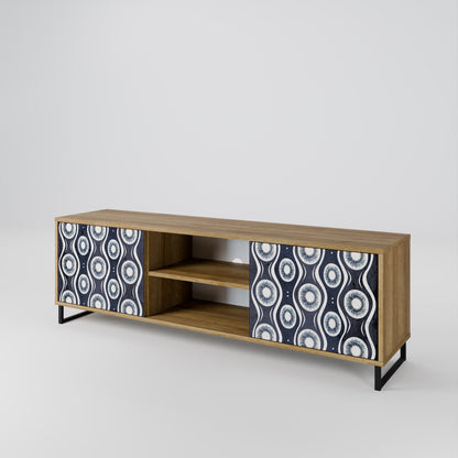 GRAPHITE EYES 2-Door TV Cabinet