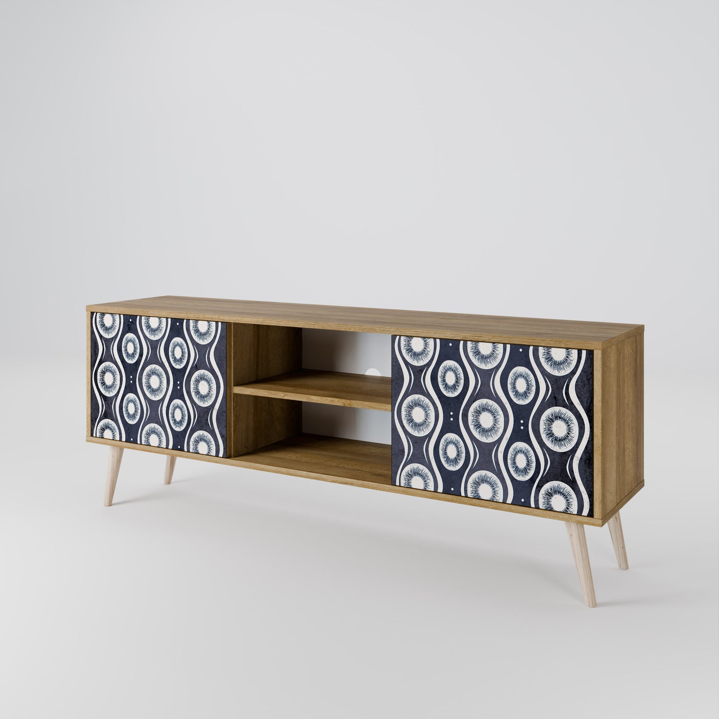GRAPHITE EYES 2-Door TV Cabinet
