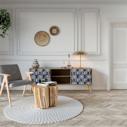 GRAPHITE EYES 2-Door TV Cabinet