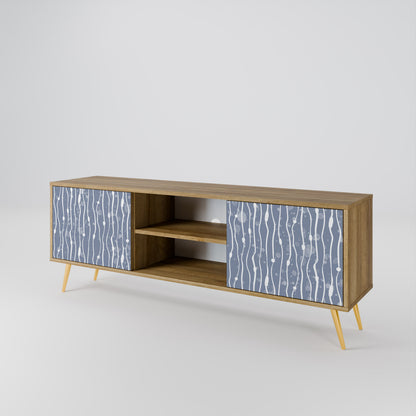 GRAPHITE RAIN Móvel de TV de 2 Portas