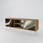 GOLD DUST Móvel de TV com 2 Portas em Efeito Carvalho