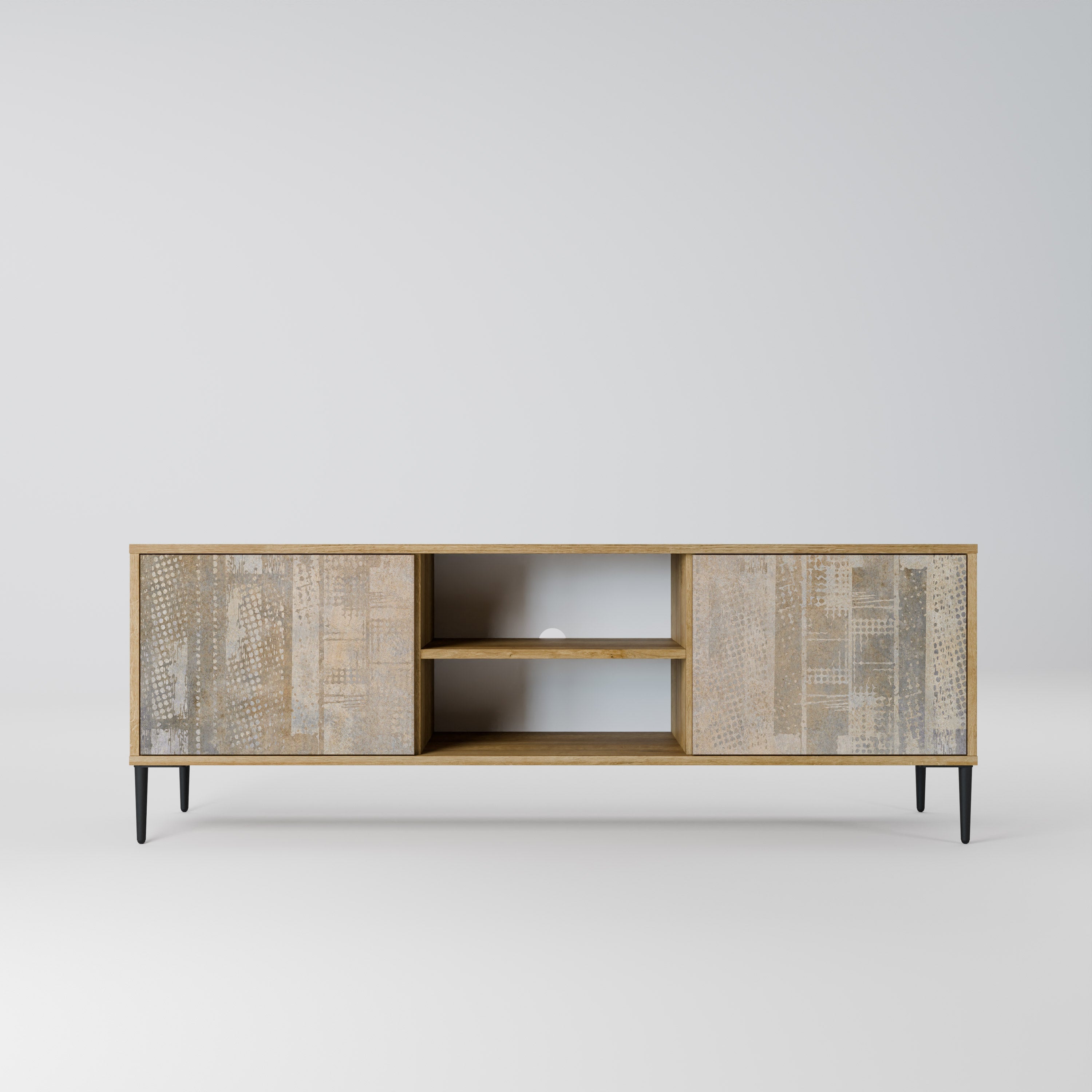 SCREEN ERROR Móvel de TV com 2 Portas em Efeito Carvalho