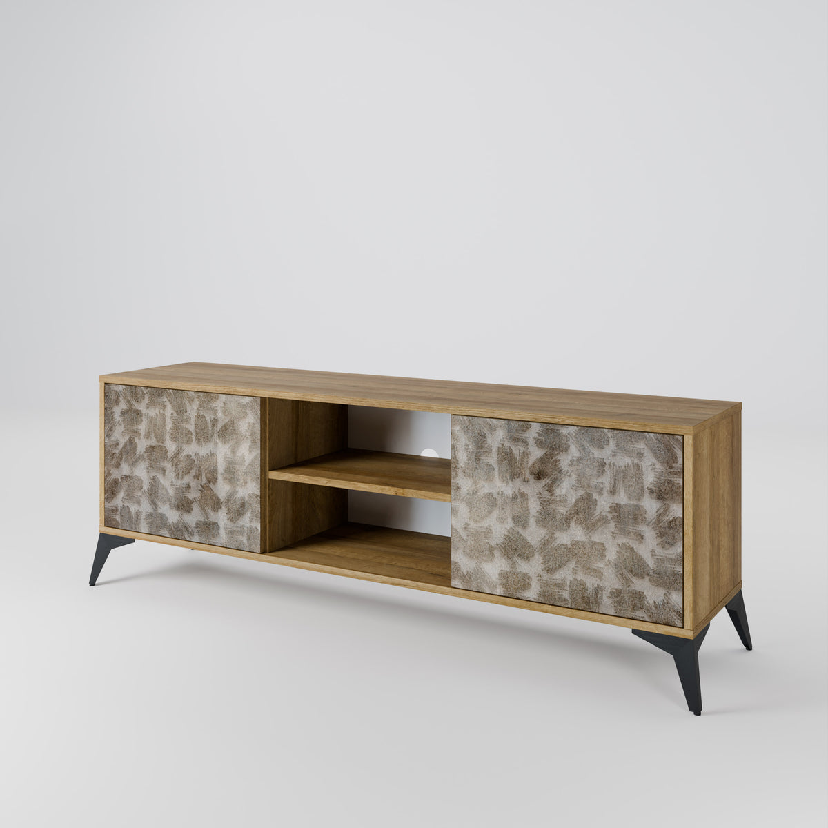 SLIGHTLY BLURRED Móvel de TV de 2 Portas