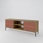 HYPNOTIC GATE Móvel de TV com 2 Portas em Efeito Carvalho