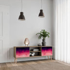 AURORA BOREALIS Móvel de TV com 2 Portas em Efeito Carvalho