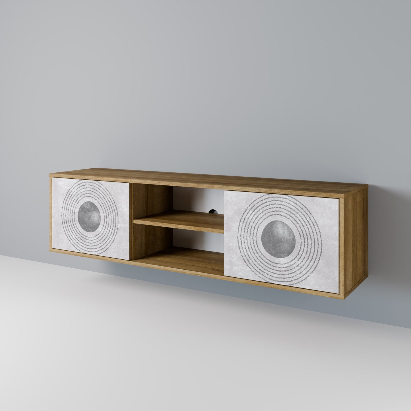 SOLID CIRCLES 2-Door TV Cabinet