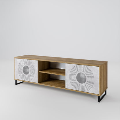 SOLID CIRCLES 2-Door TV Cabinet