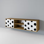 SLIPPING MINUTES Móvel de TV com 2 Portas em Efeito Carvalho