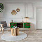 FUNKY SPOTS Móvel de TV com 2 Portas em Efeito Carvalho