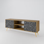 BLINDING LIGHTS 2-Door TV Stand in Oak Effect