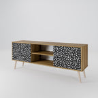 BLINDING LIGHTS 2-Door TV Stand in Oak Effect