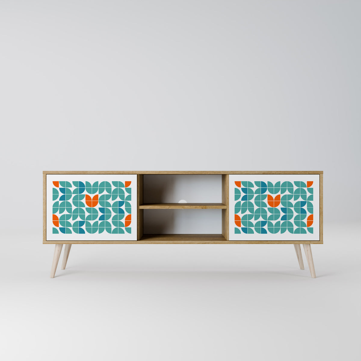 BE THE CHANGE Móvel de TV de 2 Portas