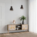 SPRING WHIMSY Móvel de TV com 2 Portas em Efeito Carvalho