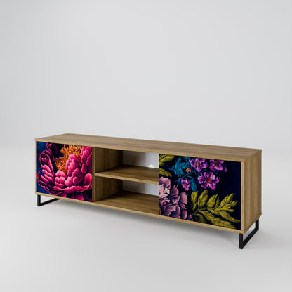 BLOOMING ELEGANCE Móvel de TV de 2 Portas