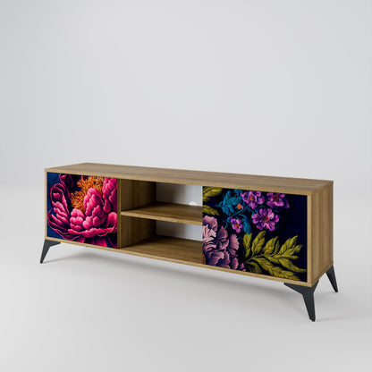 BLOOMING ELEGANCE Móvel de TV de 2 Portas