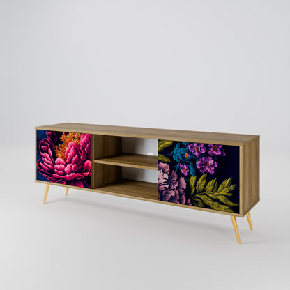 BLOOMING ELEGANCE Móvel de TV de 2 Portas