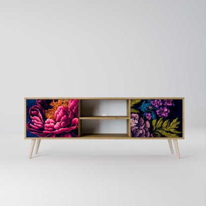BLOOMING ELEGANCE Móvel de TV de 2 Portas