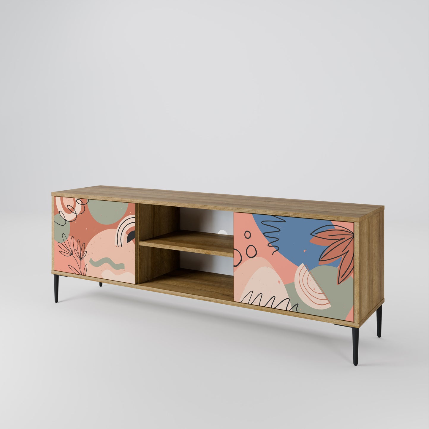 PASTEL DESTINY 2-Door TV Cabinet