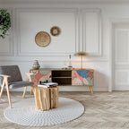 PASTEL DESTINY Móvel de TV com 2 Portas em Efeito Carvalho