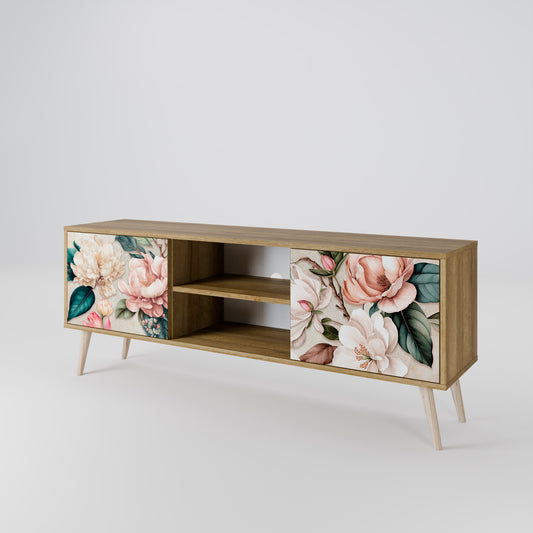 FLORAL GRACE Móvel de TV de 2 Portas