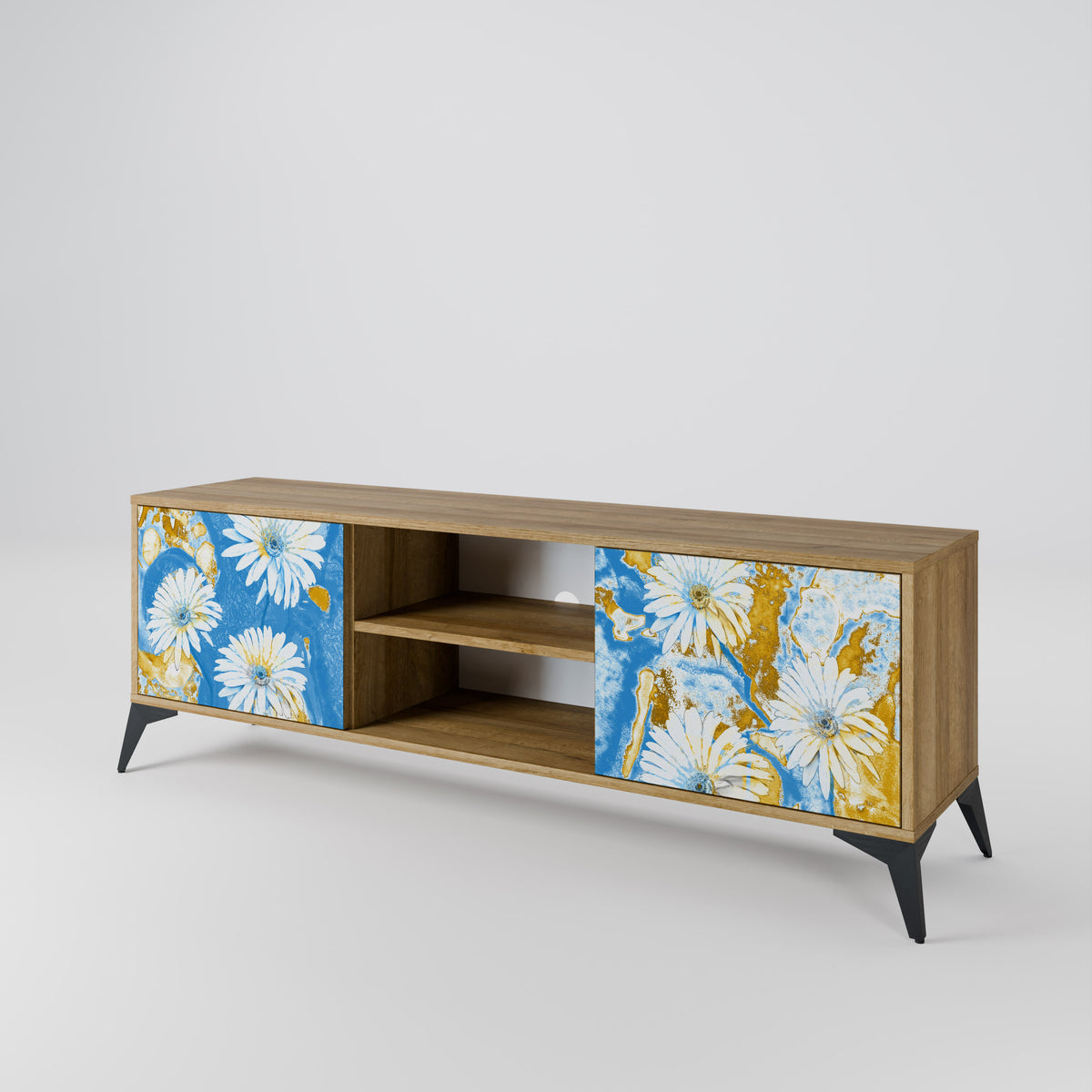 DAISY LUXE Móvel de TV de 2 Portas