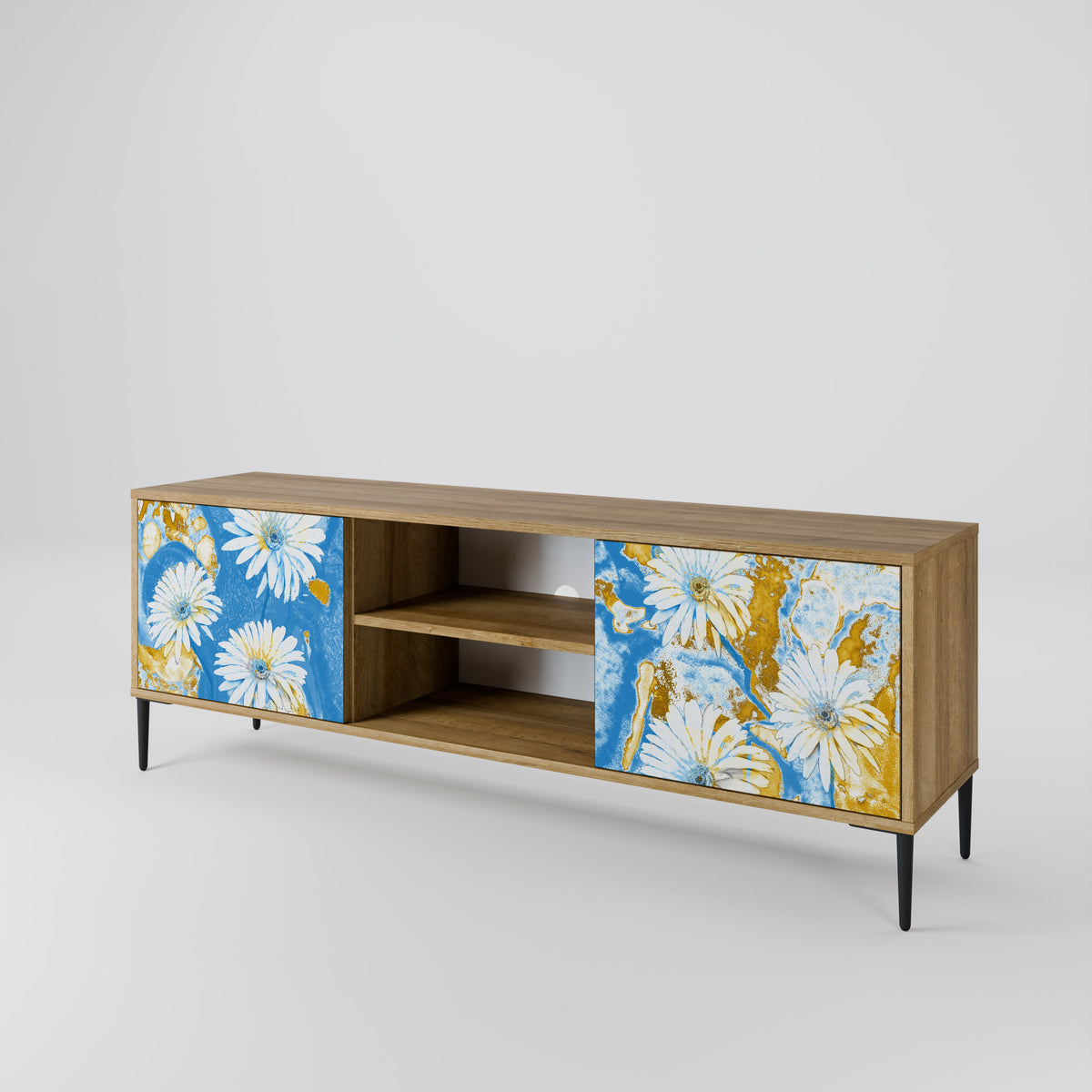 DAISY LUXE Móvel de TV de 2 Portas