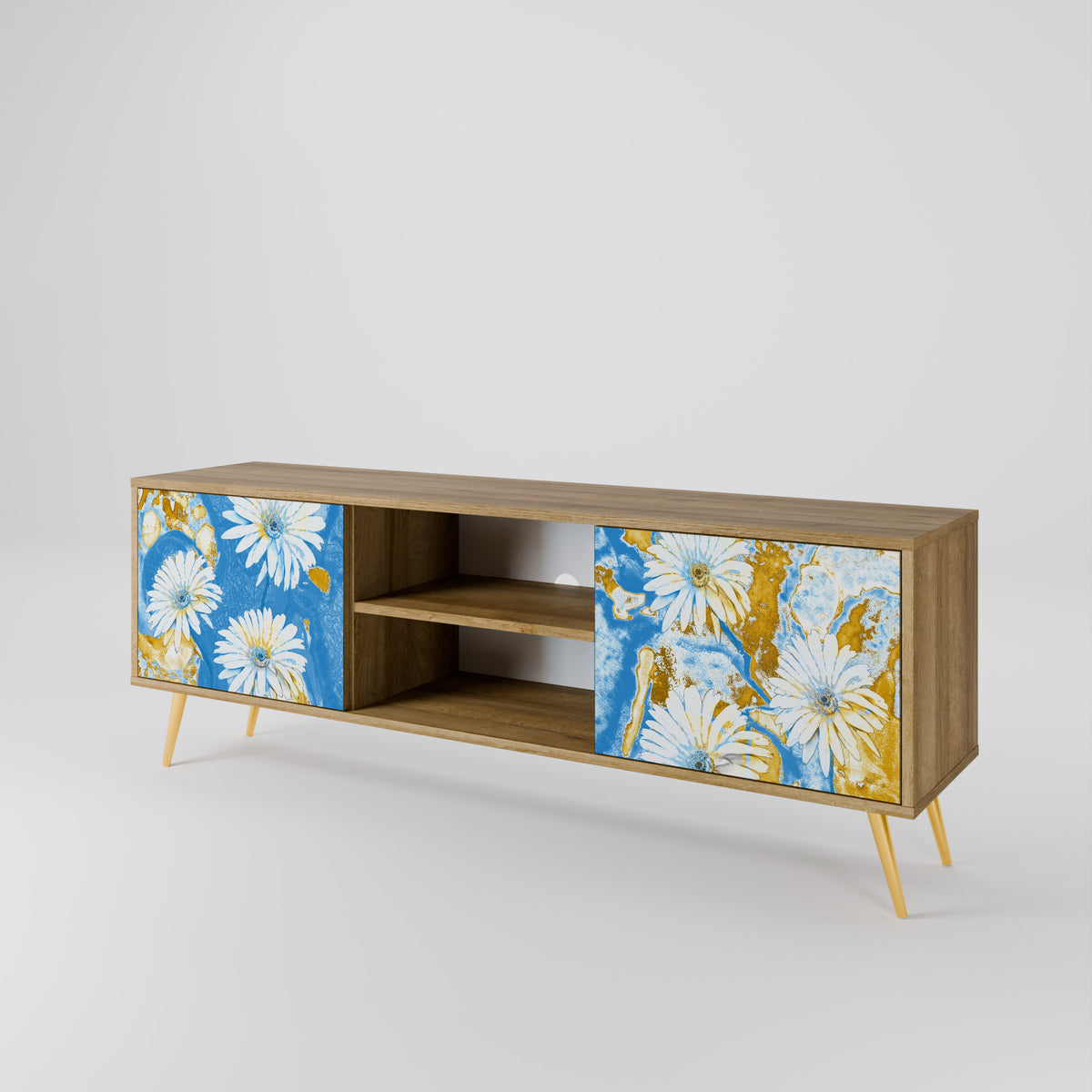 DAISY LUXE Móvel de TV de 2 Portas