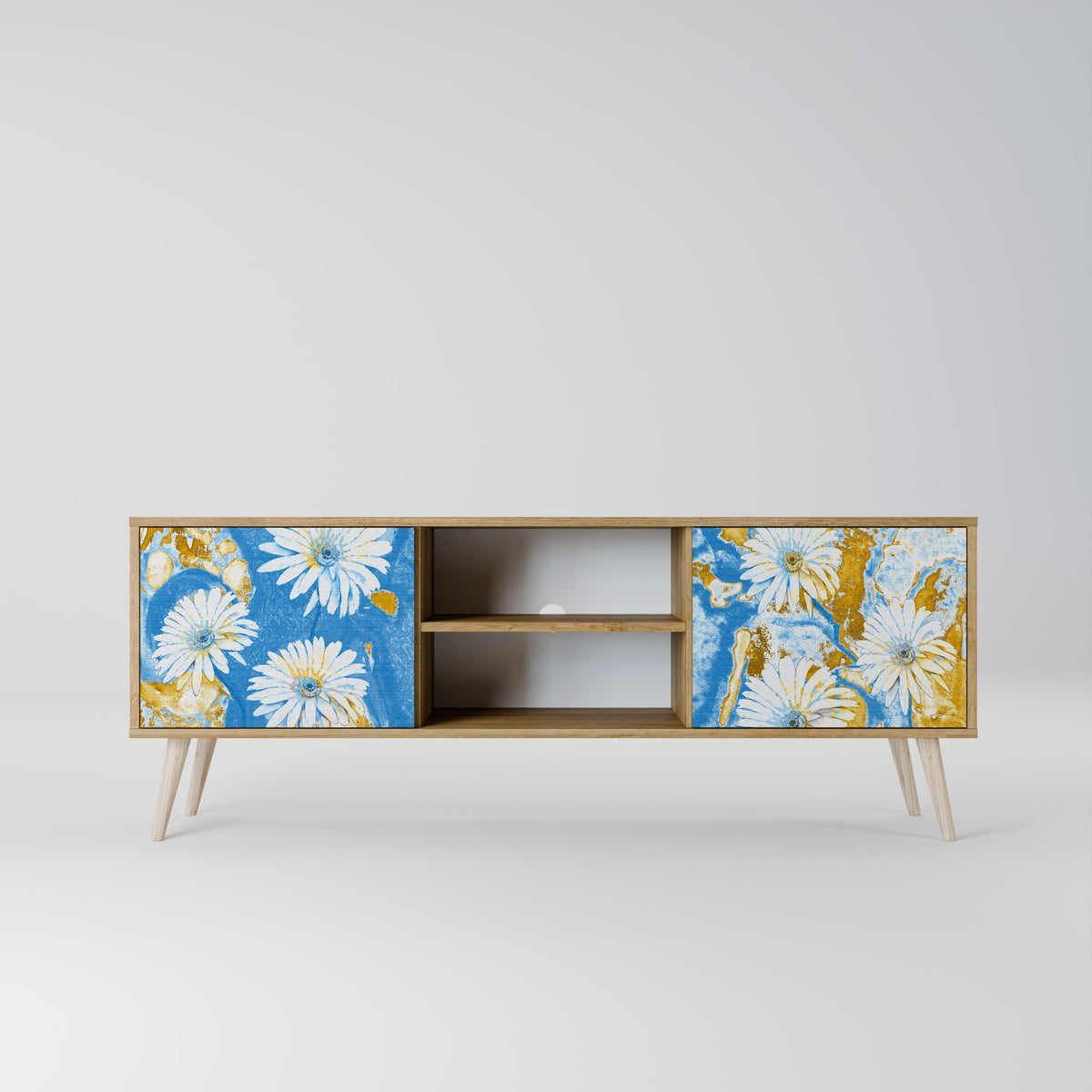 DAISY LUXE Móvel de TV de 2 Portas