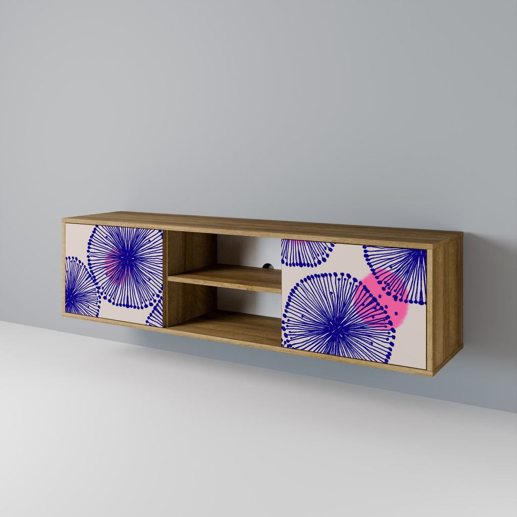 MAGIC NATURE Móvel de TV com 2 Portas em Efeito Carvalho