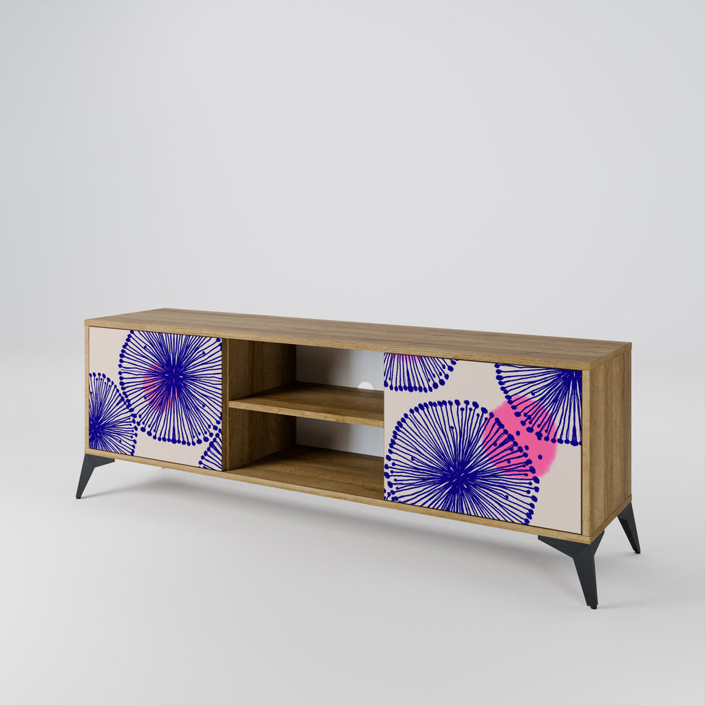 MAGIC NATURE Móvel de TV com 2 Portas em Efeito Carvalho