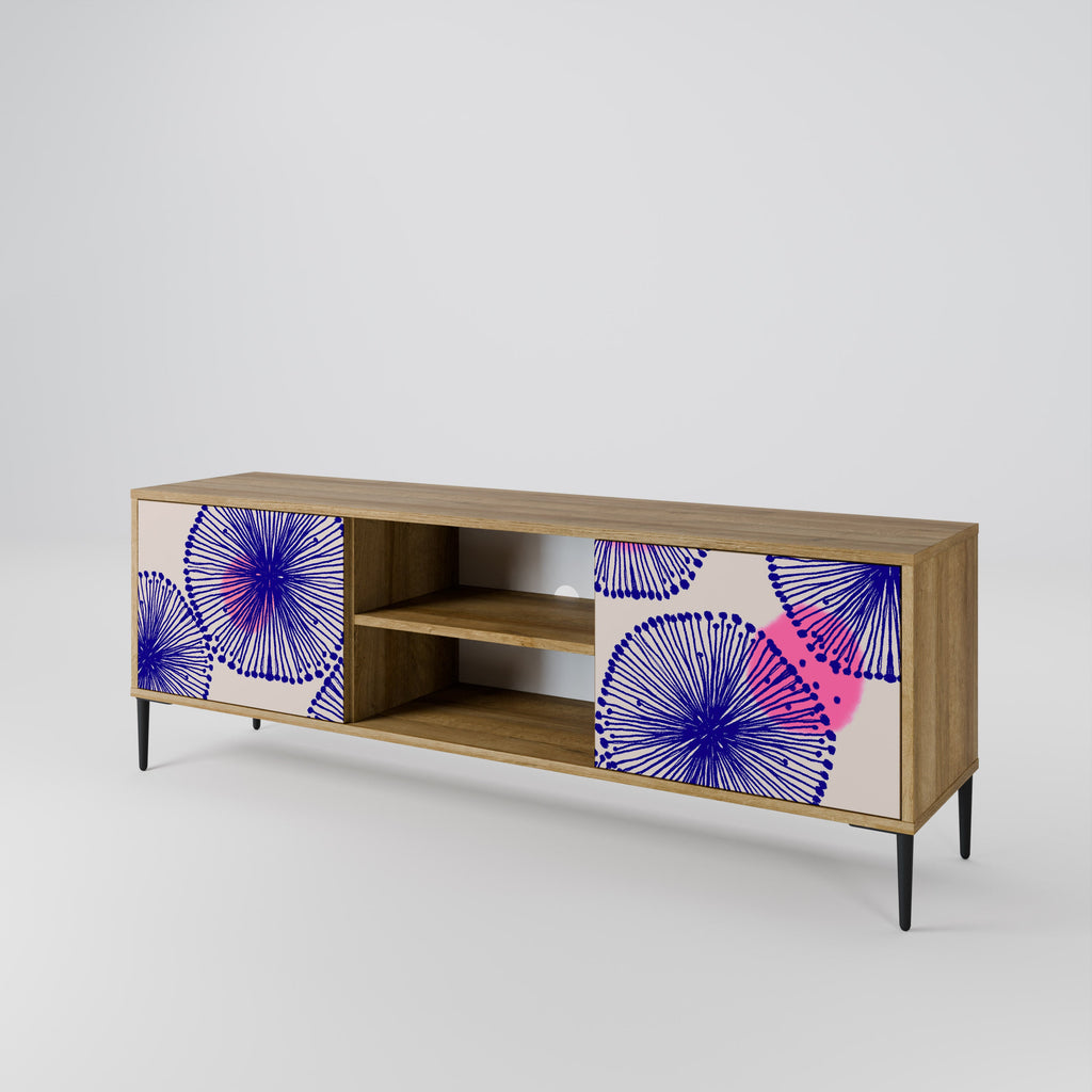 MAGIC NATURE Móvel de TV com 2 Portas em Efeito Carvalho