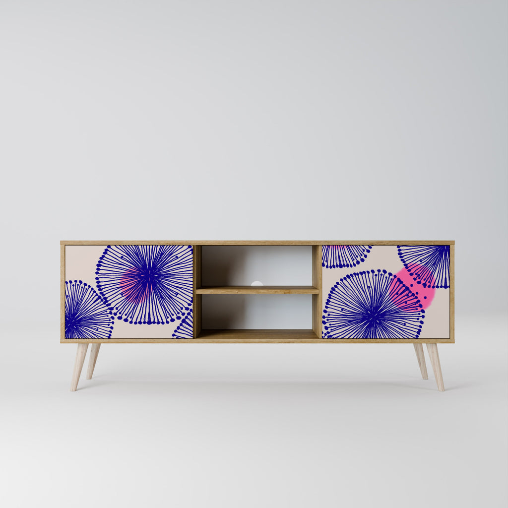 MAGIC NATURE Móvel de TV com 2 Portas em Efeito Carvalho