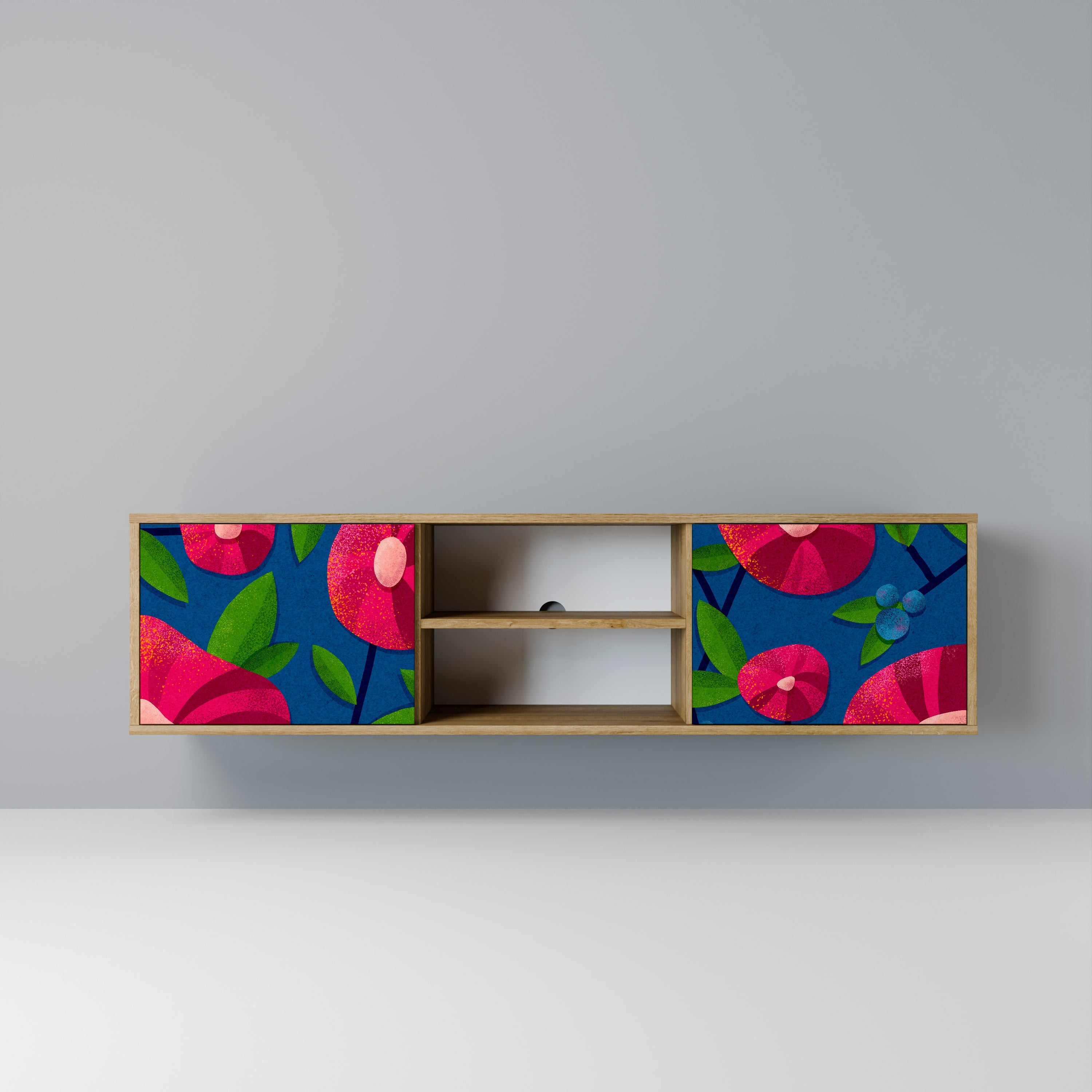 SPRING THOUGHTS Móvel de TV com 2 Portas em Efeito Carvalho